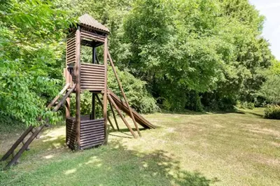Jardin de l'établissement La Grignotière Lodge & Spa