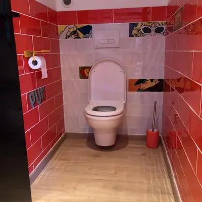 Salle de bains dans l'établissement Maison avec garage Pop' Appart'