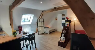 Coin salon dans l'établissement Les petits greniers