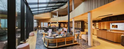 Coin salon dans l'établissement LOISIUM Wine & Spa Hotel Champagne