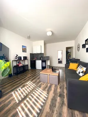 Télévision ou salle de divertissement dans l'établissement Suite Romain, appartement en centre ville