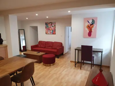 Coin salon dans l'établissement La Cour des Marotiers