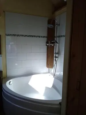 Salle de bains dans l'établissement Le Studio