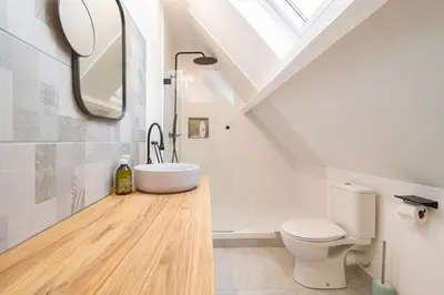 Salle de bains dans l'établissement LA VILLA PALOMA