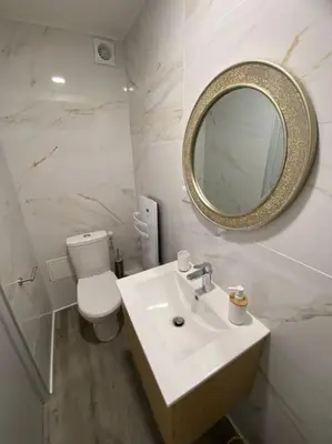 Salle de bains dans l'établissement L'Emile Zola