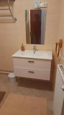 Salle de bains dans l'établissement Chez Thomas