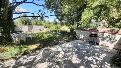 Jardin de l'établissement Chez Thomas