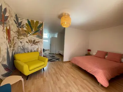 Coin salon dans l'établissement La Bastide Champenoise - Chambres d'hôtes
