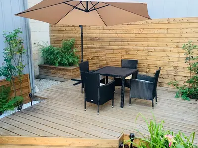Terrasse ou espace extérieur de l'établissement L'inattendue