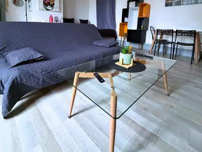 Coin salon dans l'établissement L'Aparté - Studio Centre - 4 Personnes