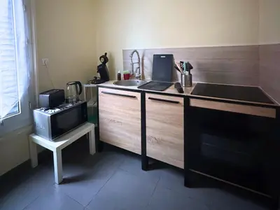 Cuisine ou kitchenette dans l'établissement L'Aparté - Studio Centre - 4 Personnes