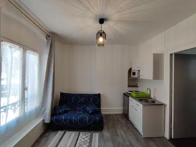 Cuisine ou kitchenette dans l'établissement studio Le 46 bis