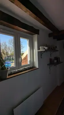 Cuisine ou kitchenette dans l'établissement La Briarde triple PDJ