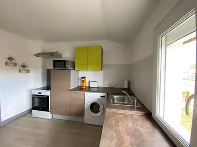 Cuisine ou kitchenette dans l'établissement La ferme Sainte-Damaris de la Maurienne