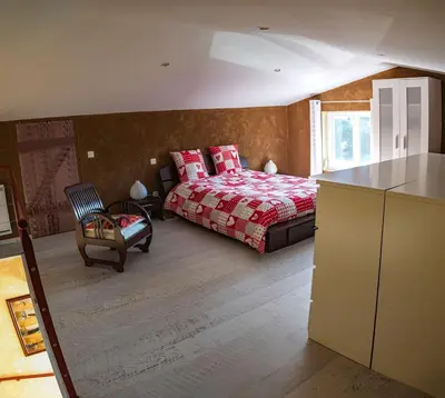 Un ou plusieurs lits dans un hébergement de l'établissement Élégante maison moderne en Ardennes françaises - Tout le confort pour un séjour mémorable