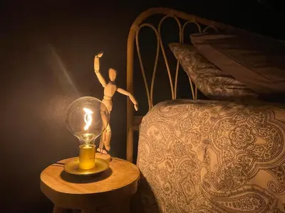 Un ou plusieurs lits dans un hébergement de l'établissement El Circo Gambetta,sublime suite balnéo hypercentre