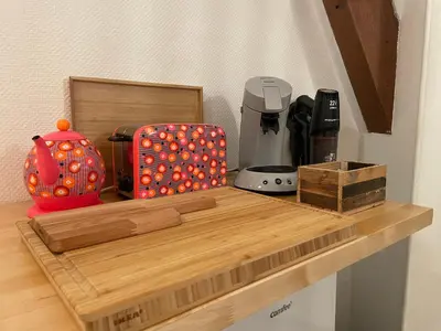 Cuisine ou kitchenette dans l'établissement El Circo Gambetta,sublime suite balnéo hypercentre