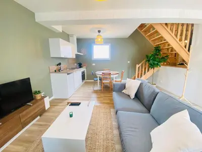 Coin salon dans l'établissement Maison Le Clos d'Ardon