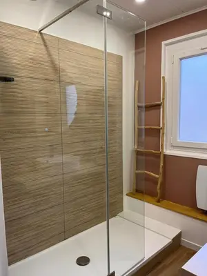 Salle de bains dans l'établissement Appartement moderne en plein centre D'Epernay