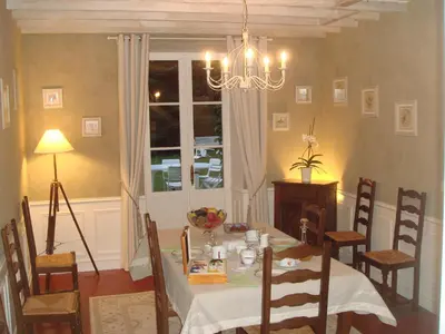 Coin salon dans l'établissement La Maison Blanche
