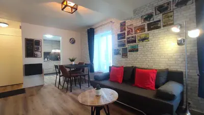 Coin salon dans l'établissement Nouveau* Vintage Mecanic* Wifi*Netflix*Confort