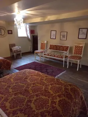 Un ou plusieurs lits dans un hébergement de l'établissement Colombier du château