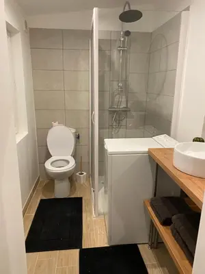 Salle de bains dans l'établissement Superbe F2 proche centre ville