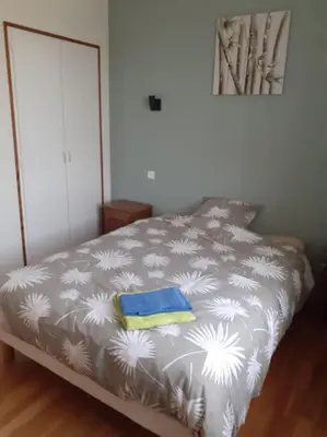 Un ou plusieurs lits dans un hébergement de l'établissement Gîte de la traverse, 2 à 6 personnes