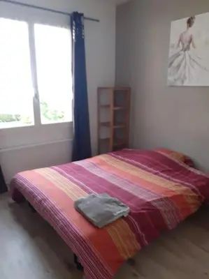 Un ou plusieurs lits dans un hébergement de l'établissement Gîte de la traverse, 2 à 6 personnes
