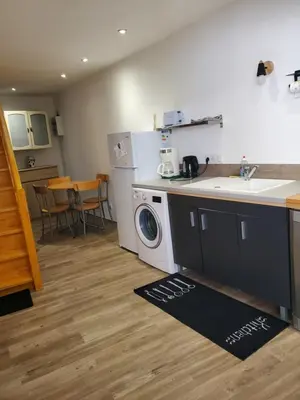 Cuisine ou kitchenette dans l'établissement Gite Comme a la maison