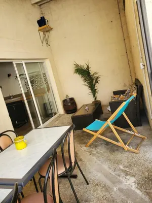 Terrasse ou espace extérieur de l'établissement Gite Comme a la maison