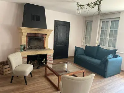 Coin salon dans l'établissement Clos du Bois de Gattigny