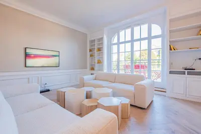 Coin salon dans l'établissement PRESTIGE Heart of Reims