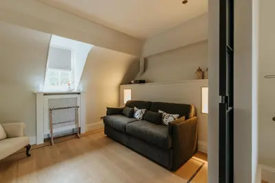 Coin salon dans l'établissement Manoir François du Tilleul - Reims - Fismes