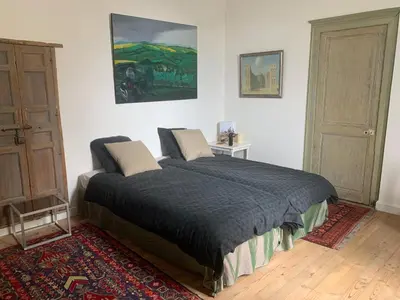 Un ou plusieurs lits dans un hébergement de l'établissement La petite maison