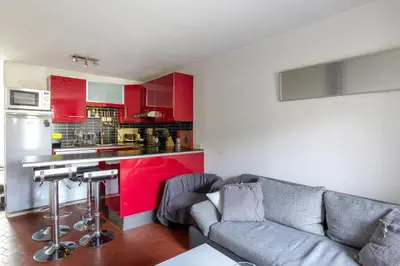 Cuisine ou kitchenette dans l'établissement Maison Mareuil