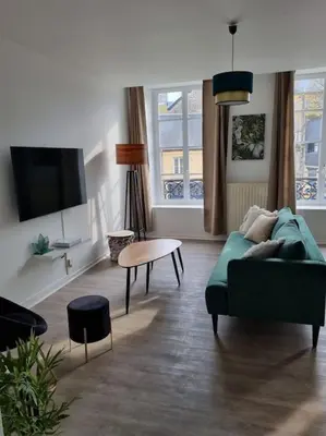 Télévision ou salle de divertissement dans l'établissement Appartement Jungle- hypercentre -Charleville