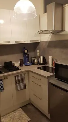 Cuisine ou kitchenette dans l'établissement Studio au pays du Champagne