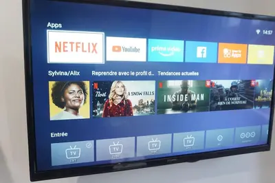 Télévision ou salle de divertissement dans l'établissement Coquet STUDIO TOUT ÉQUIPÉ CENTRE VILLE WIFI 2PERS