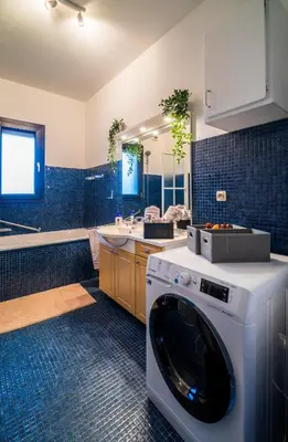 Cuisine ou kitchenette dans l'établissement Villa avec vue panoramique