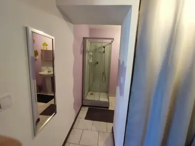 Salle de bains dans l'établissement Maison individuelle 60 m²