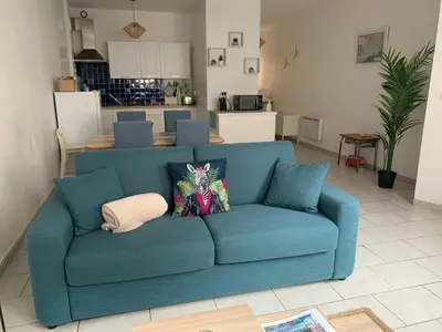 Cuisine ou kitchenette dans l'établissement Appartement au calme - Proche centre ville