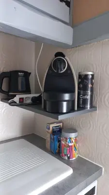 Cuisine ou kitchenette dans l'établissement Gîte Bernard
