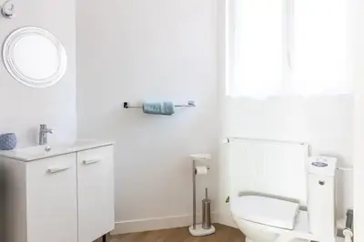 Salle de bains dans l'établissement Studio cosy Pinot Meunier au cœur d'Hautvillers