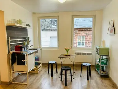Cuisine ou kitchenette dans l'établissement cocooning modern design studio