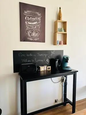 Plan de l'établissement Fine bulle en Champagne - 1 chambre - Terrasse