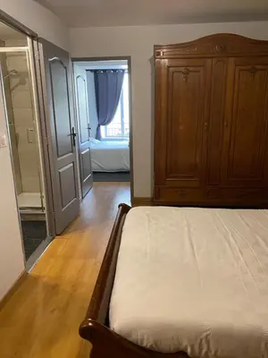 Un ou plusieurs lits dans un hébergement de l'établissement La Chambre d'Angèle Chambres d'hôtes