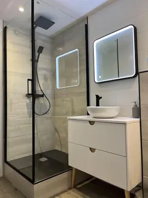 Salle de bains dans l'établissement Le Clos