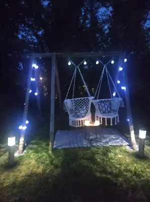 Jardin de l'établissement Aux Charmes de la Vallée