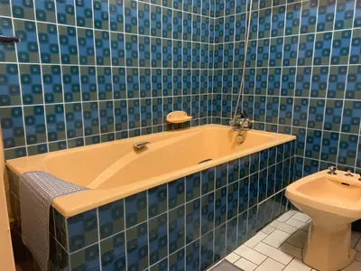 Salle de bains dans l'établissement Appartement proche basilique Saint Rémi